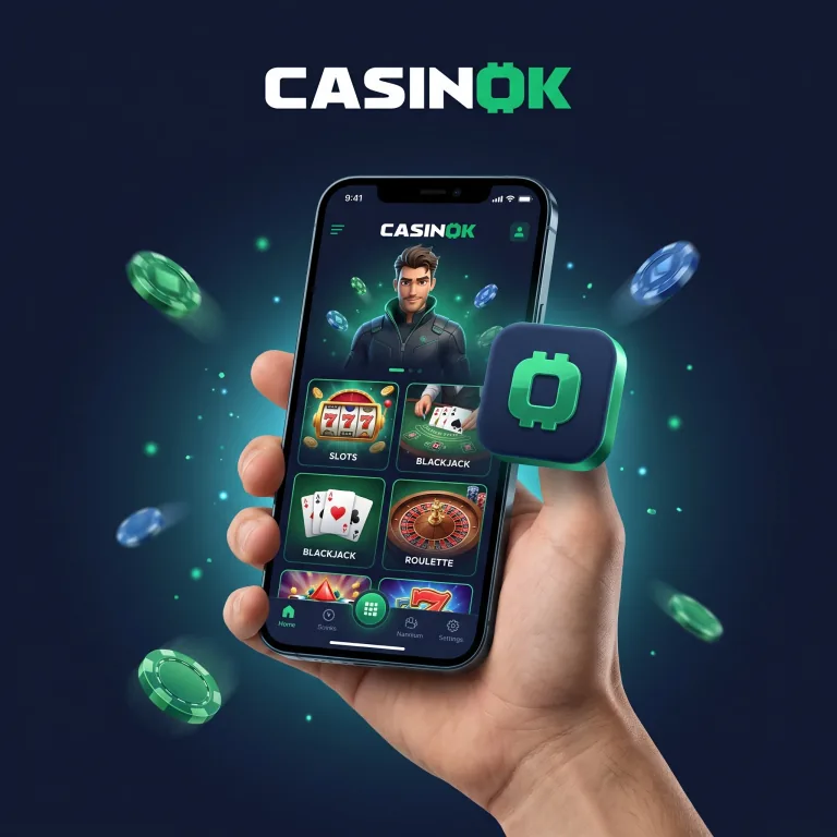 Mobilny panel gier CasinOK na telefonie